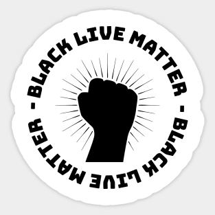 Black Live Matter T-shirt Sticker